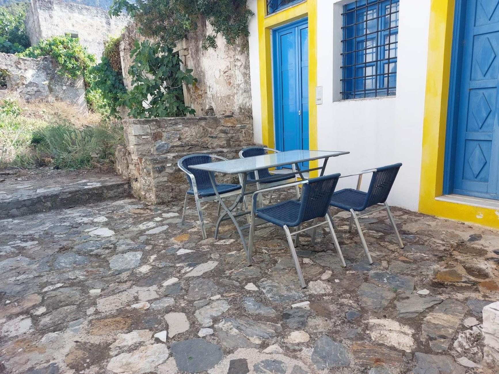 Seaview Villa Asfendiou Bagian luar foto