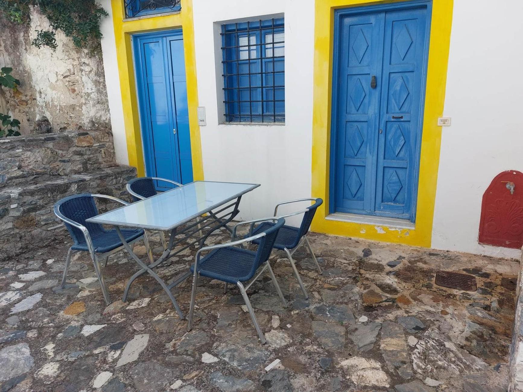 Seaview Villa Asfendiou Bagian luar foto