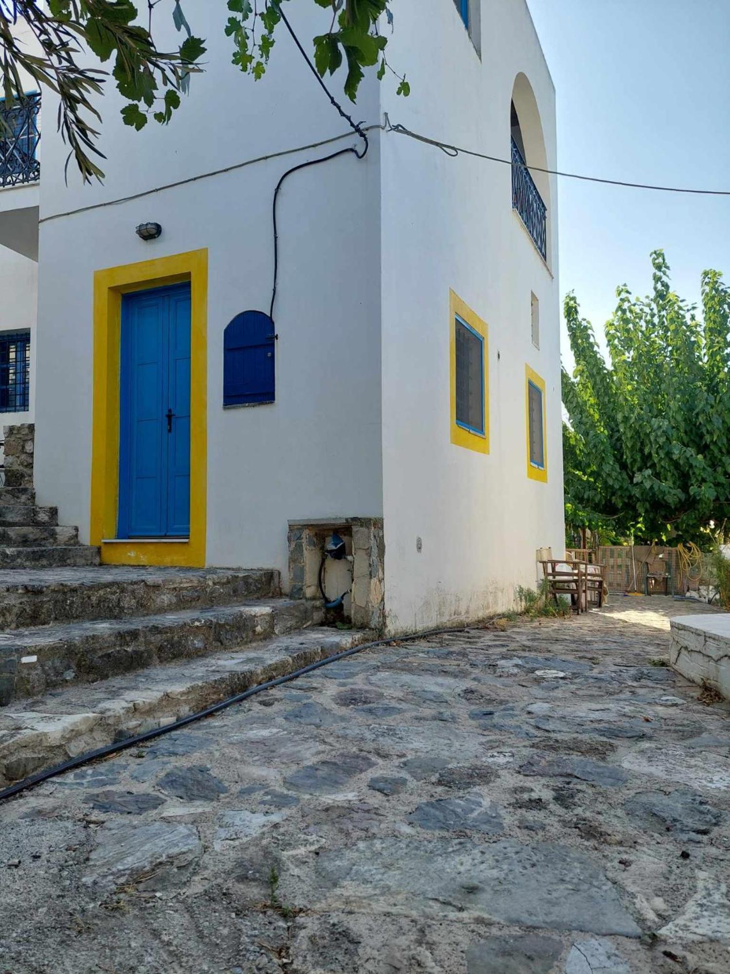 Seaview Villa Asfendiou Bagian luar foto