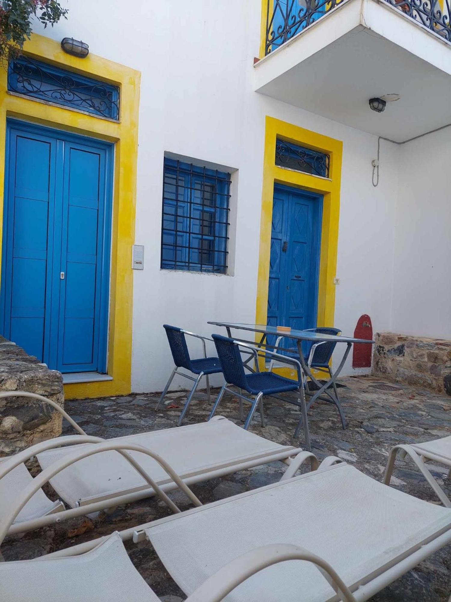 Seaview Villa Asfendiou Bagian luar foto