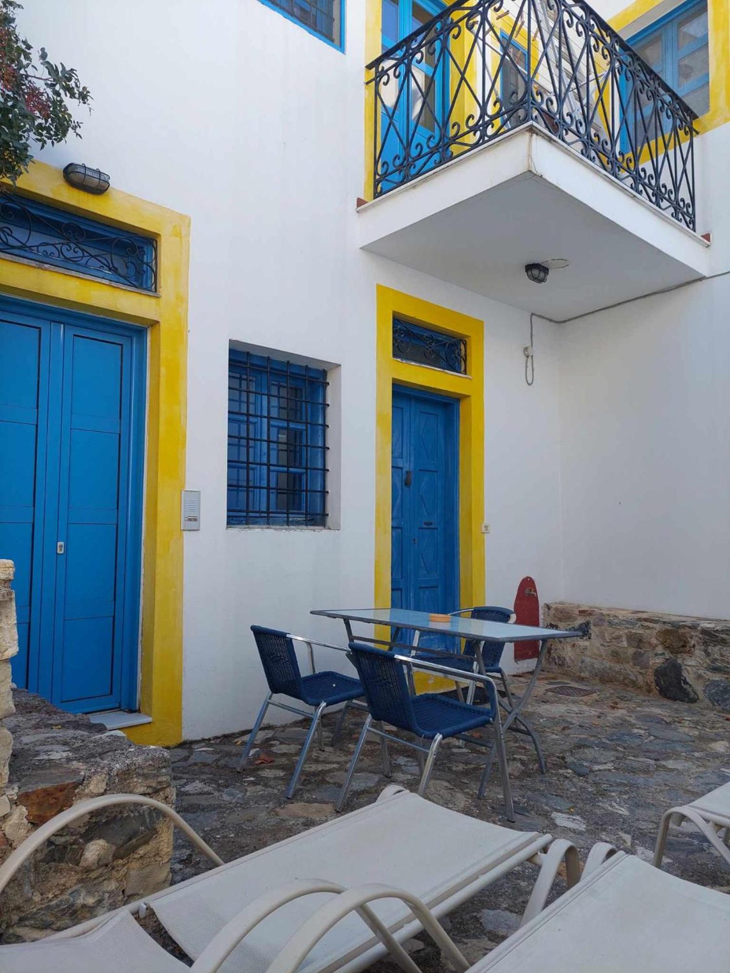 Seaview Villa Asfendiou Bagian luar foto