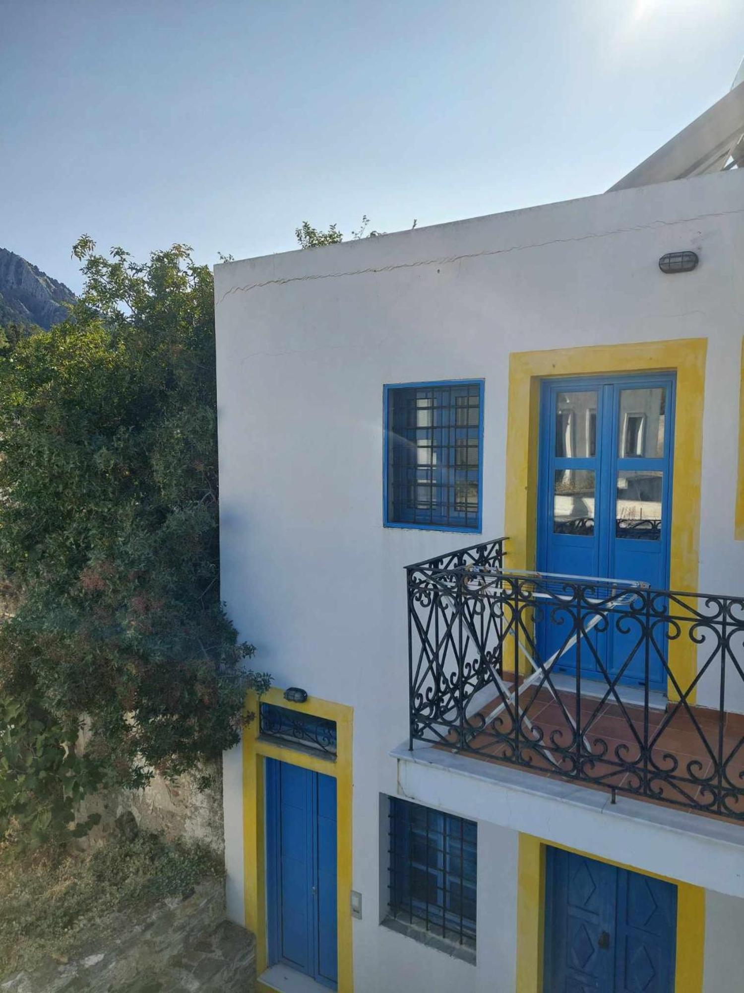 Seaview Villa Asfendiou Bagian luar foto