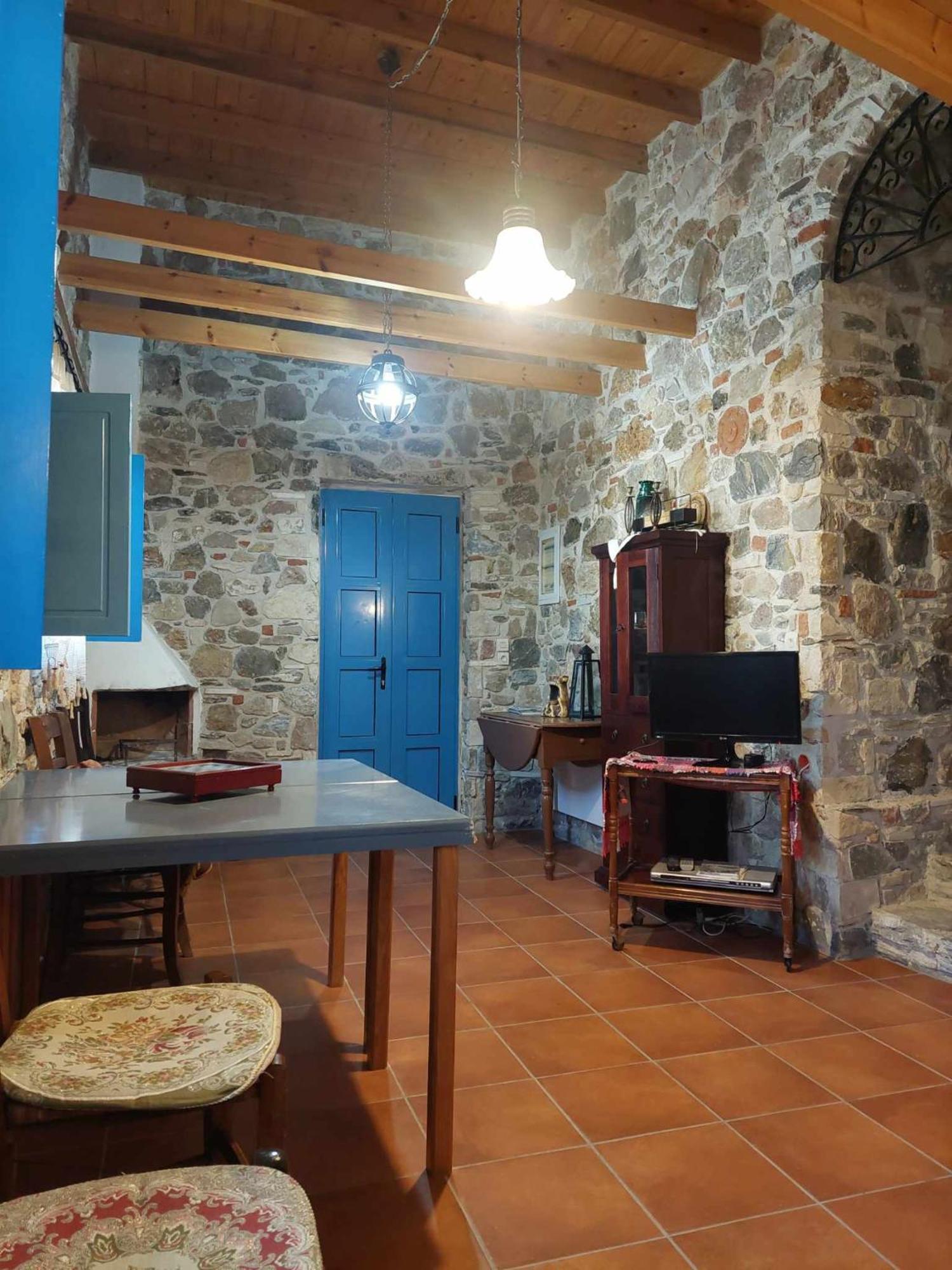 Seaview Villa Asfendiou Bagian luar foto