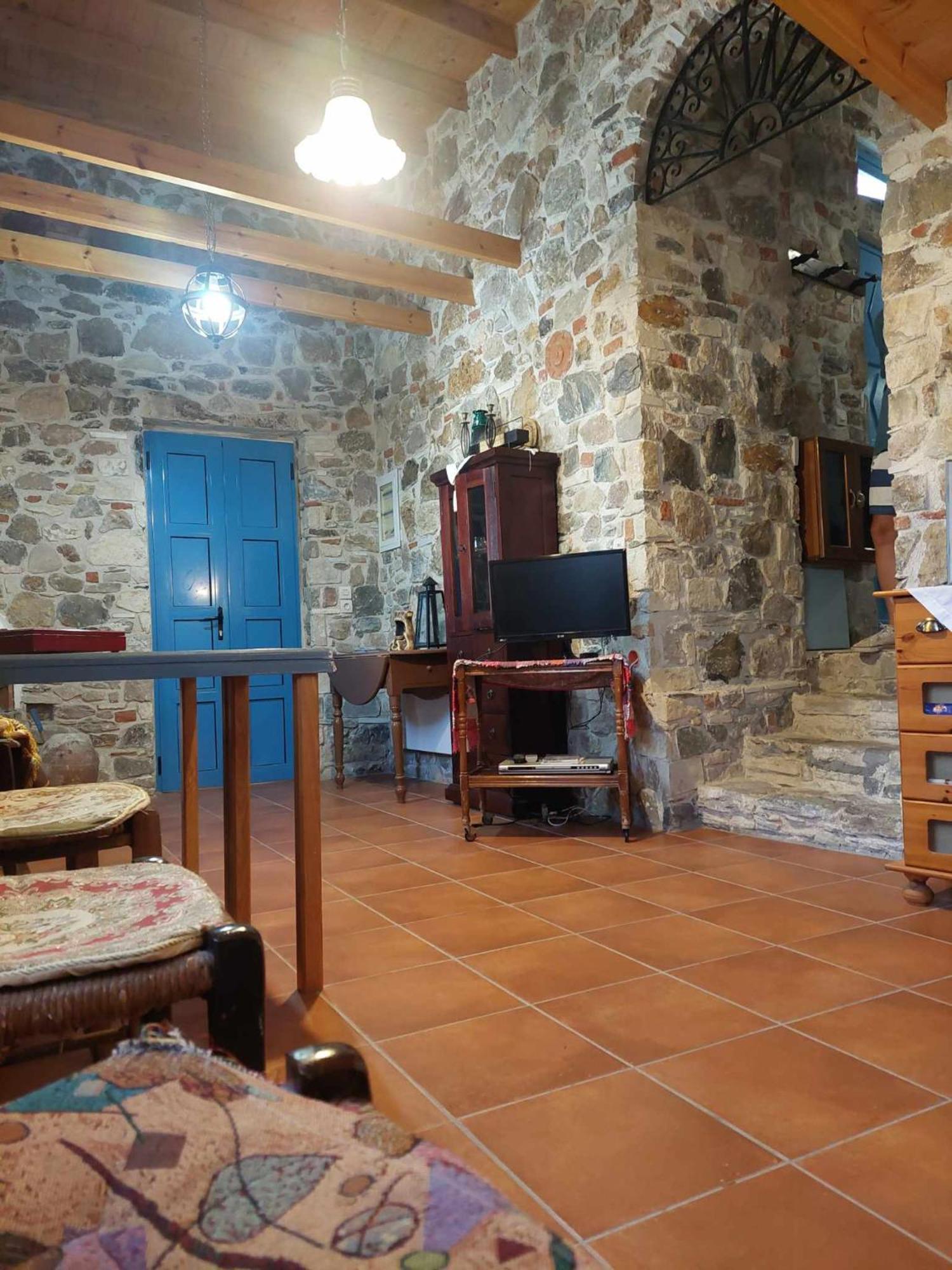 Seaview Villa Asfendiou Bagian luar foto