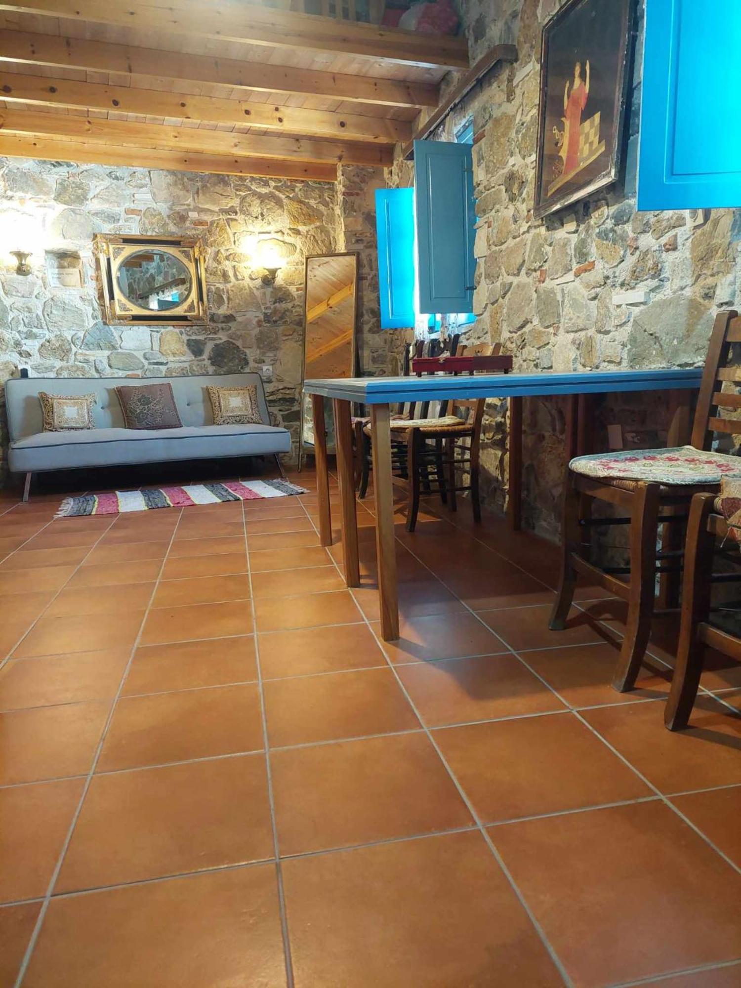 Seaview Villa Asfendiou Bagian luar foto