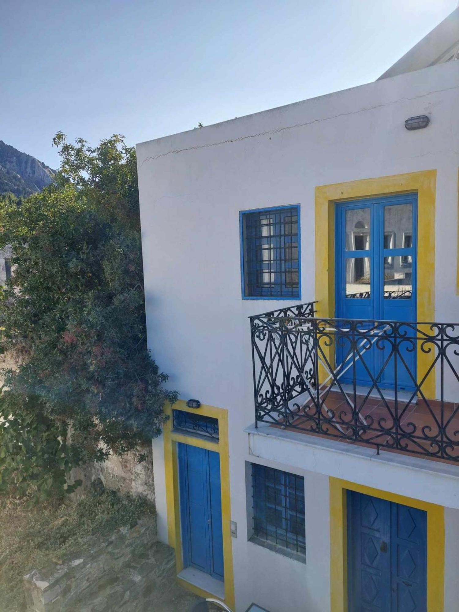 Seaview Villa Asfendiou Bagian luar foto