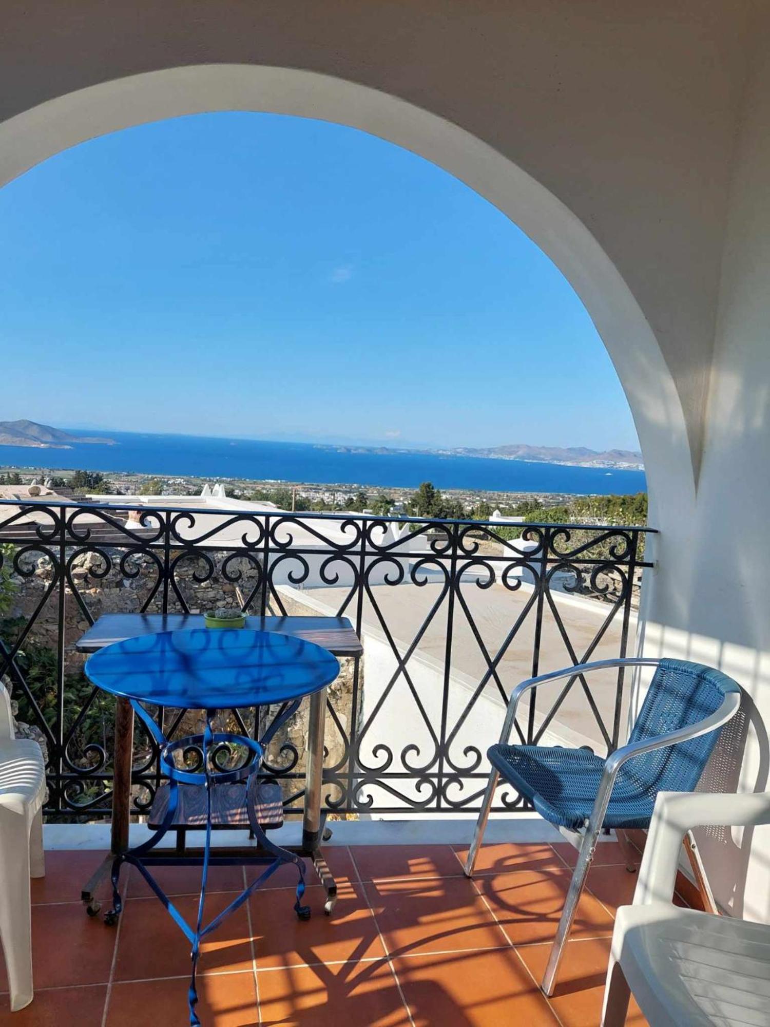 Seaview Villa Asfendiou Bagian luar foto