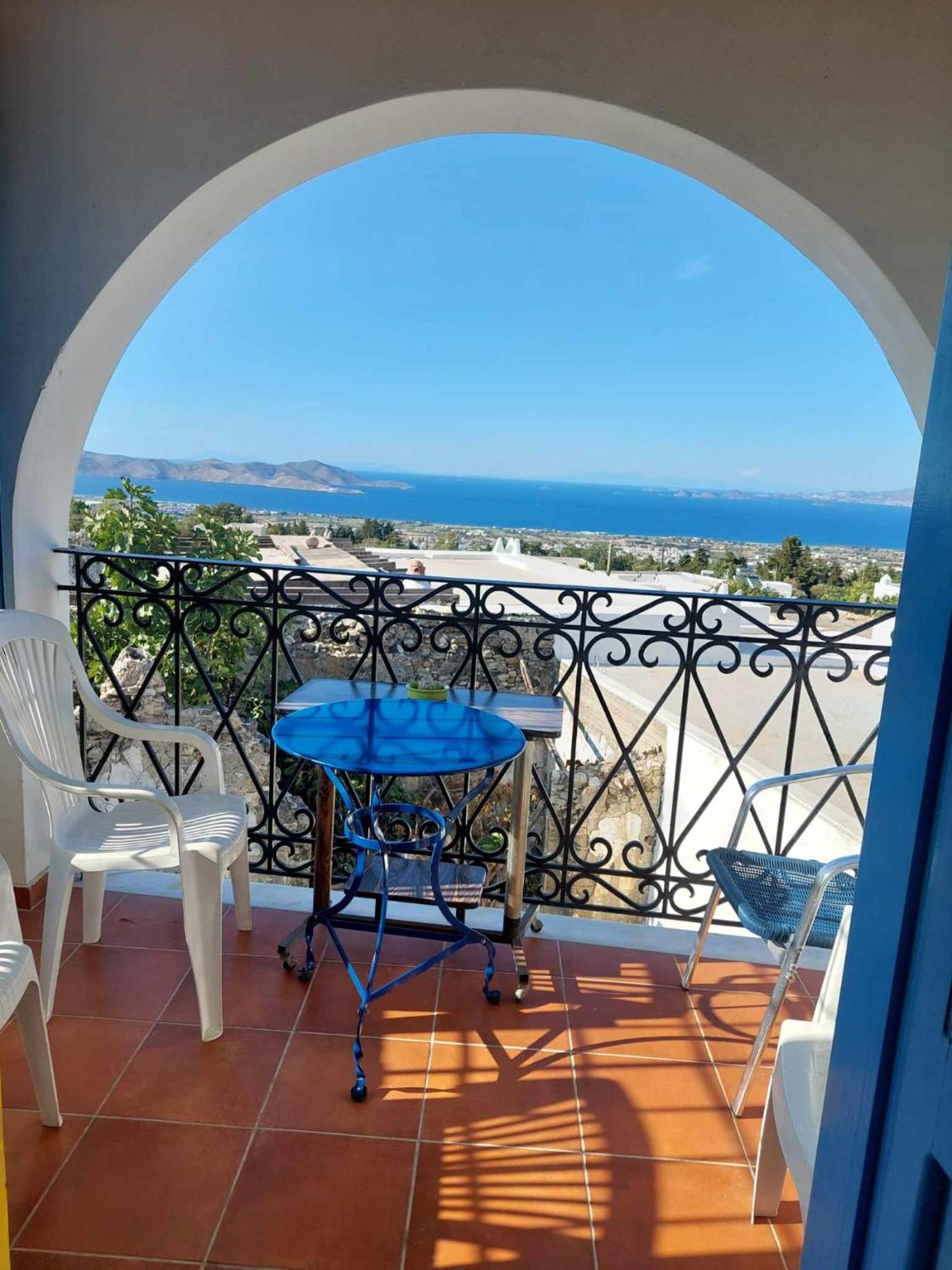 Seaview Villa Asfendiou Bagian luar foto