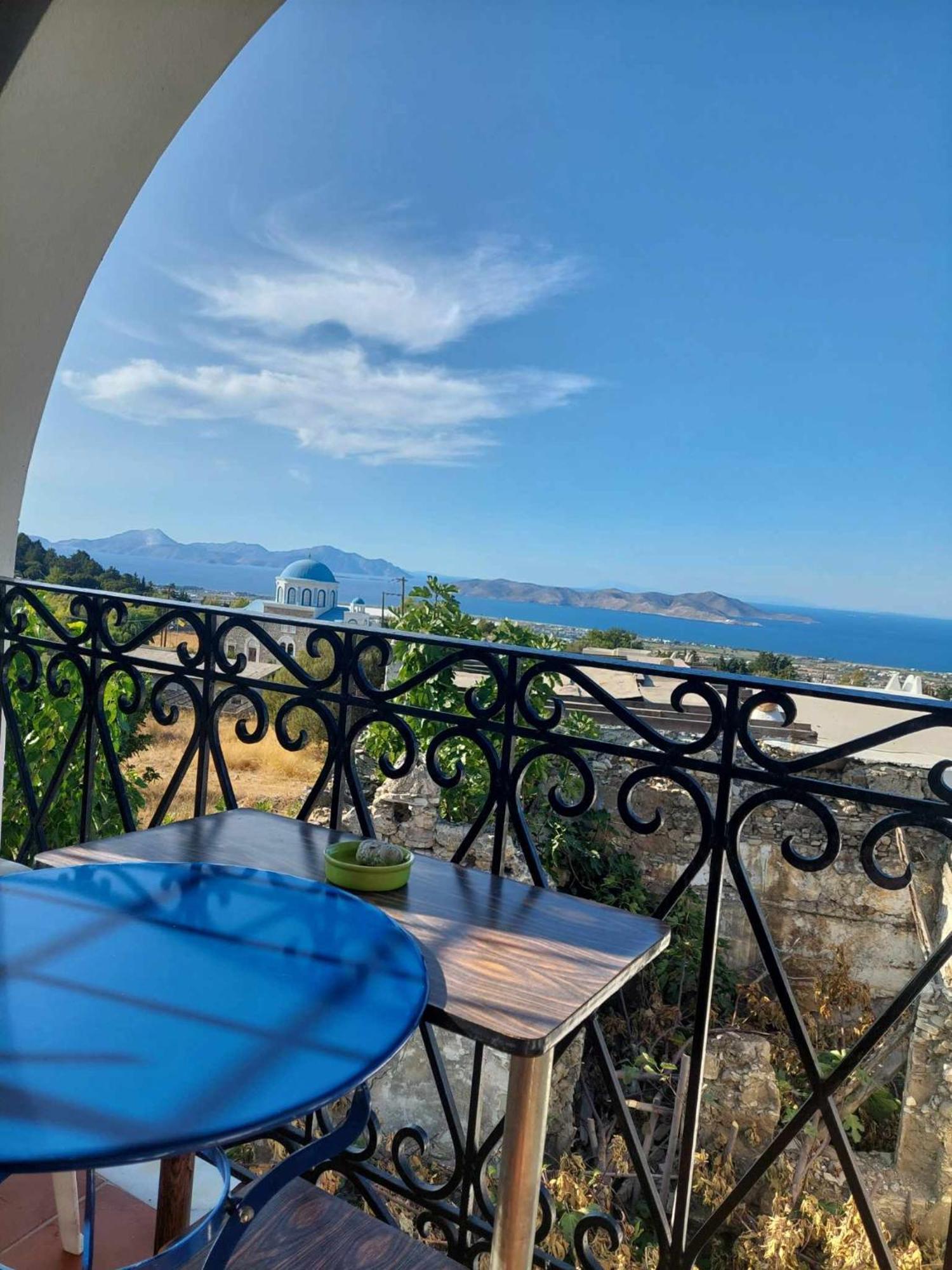 Seaview Villa Asfendiou Bagian luar foto